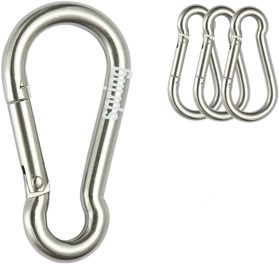 Heavy duty Loading Snap Hook Stainless steel spring carabiner