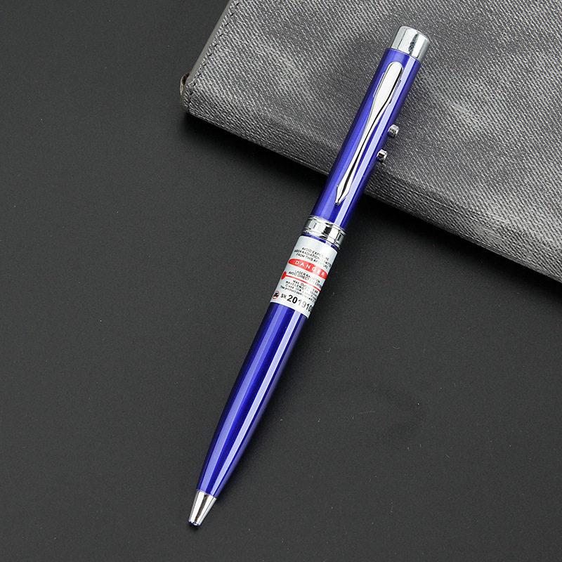 Multi Functional Ballpoint Pen Colorful LED Light Pen Promotion Laser Custom Logo Metal Ball Pointer Pen