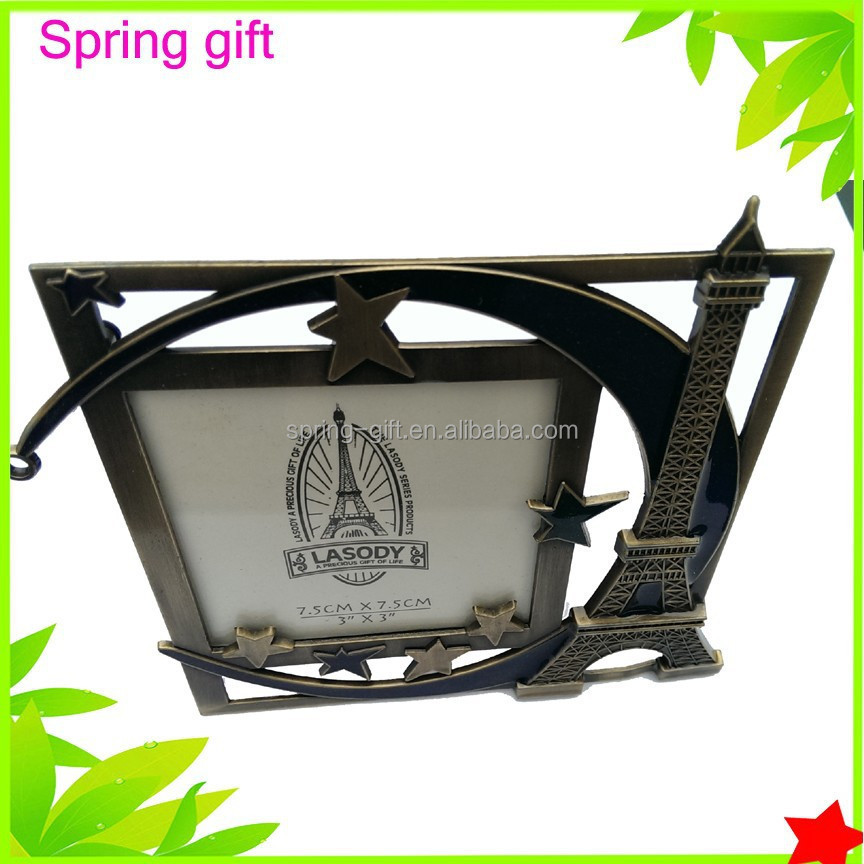 Mini album France paris souvenir metal photo frame spring gift