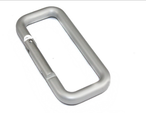 rectangle shape carabiner metal snaps spring  hook