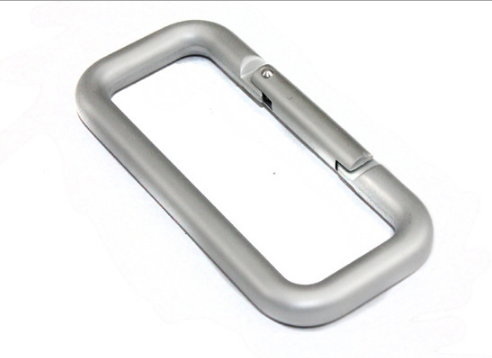 rectangle shape carabiner metal snaps spring  hook