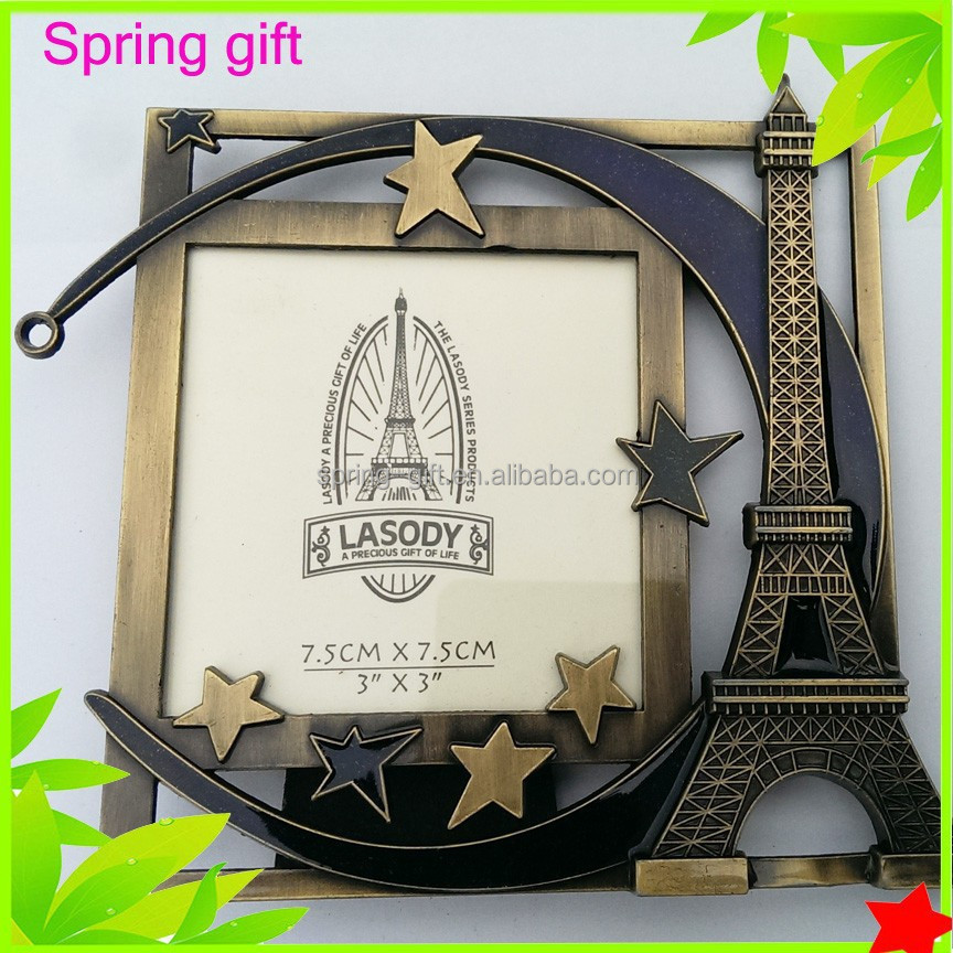 Mini album France paris souvenir metal photo frame spring gift