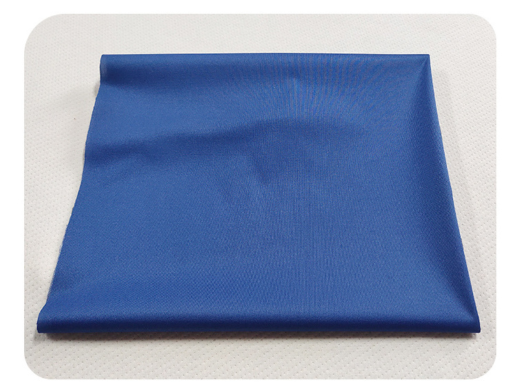 115gsm Blue Color Polyester Fabric 100% Polyester Waterproof Knitted Fabric