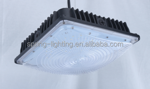 embedded mount UL DLC LED canopy lights 30w 50w 80w parking garage using led low bay