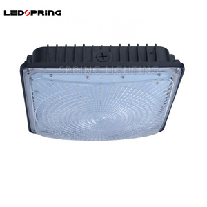 embedded mount UL DLC LED canopy lights 30w 50w 80w parking garage using led low bay