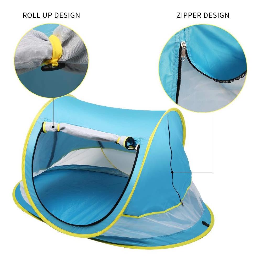 Portable Infant Travel Bed Cot Pop Up Beach Tent Baby Travel Crib with Mosquito Net