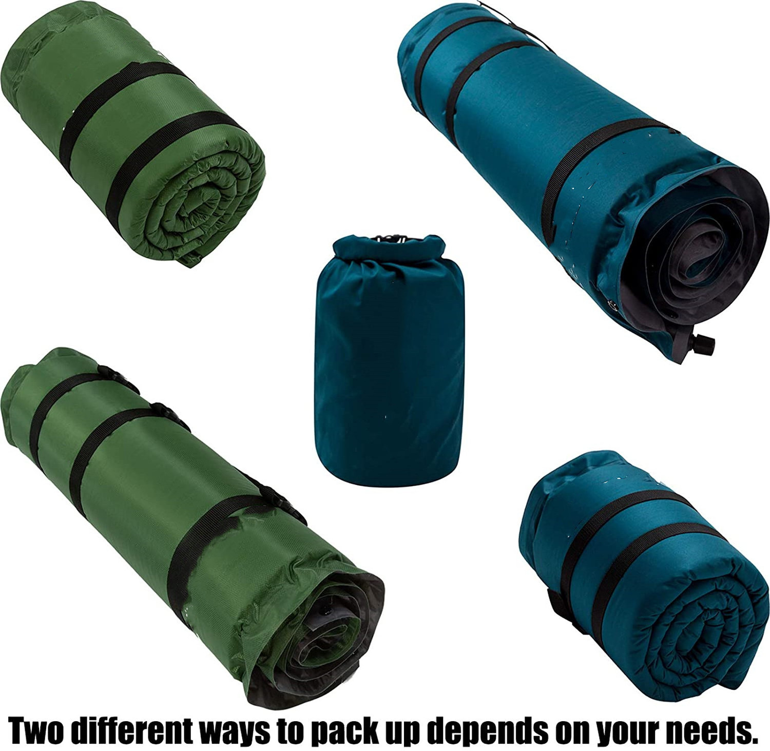 Outdoor Lightweight Inflatable Camping Sleeping Pad for Tent and Hammock