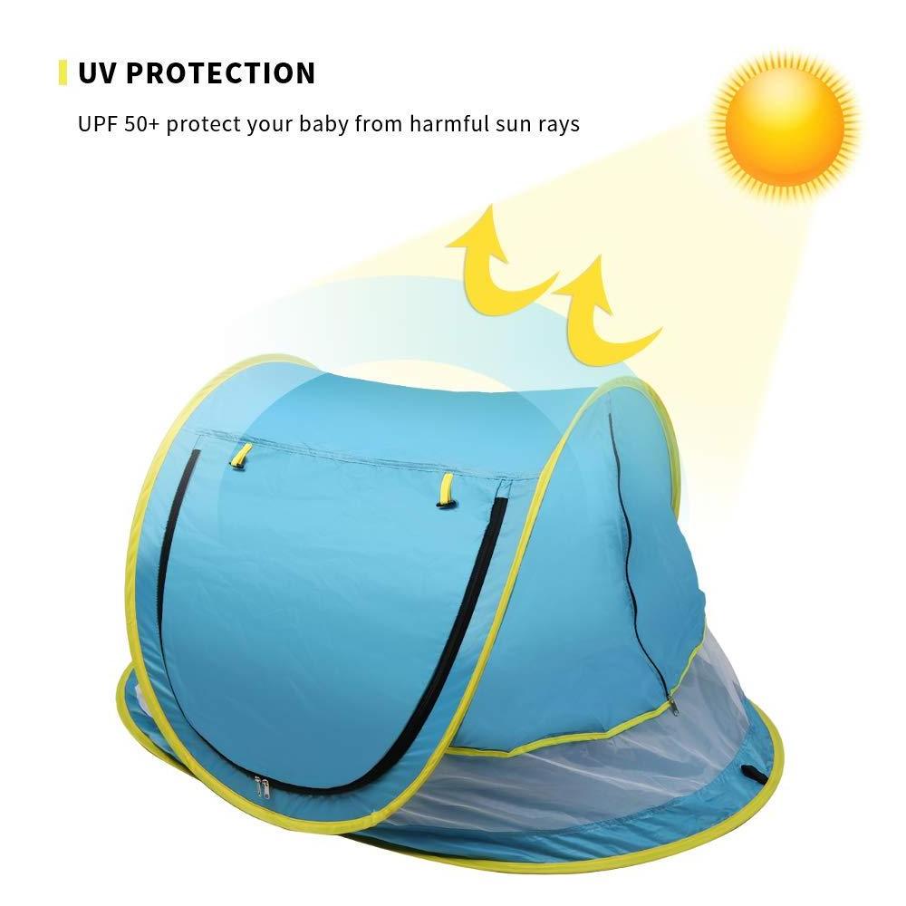 Portable Infant Travel Bed Cot Pop Up Beach Tent Baby Travel Crib with Mosquito Net