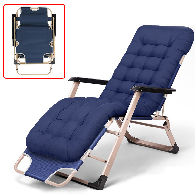 2 in 1 Adjustable Indoor Sleeping Lounge Folding Cot Chair with Mattress for Patio Backyard Office