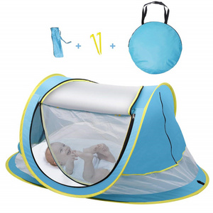 Portable Infant Travel Bed Cot Pop Up Beach Tent Baby Travel Crib with Mosquito Net