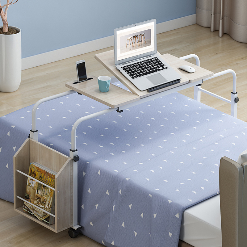 Overbed Desk Over Bed Desk King Queen Bed Table Overbed Laptop Table with Wheels