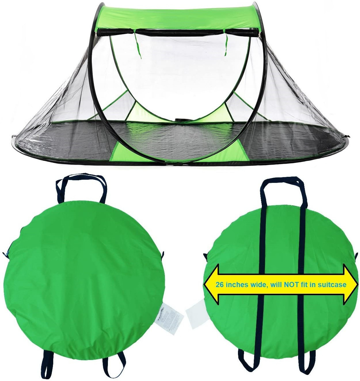 1-Person Pop Up Bug Net Bed Tent Popup Mosquito Screen Tent