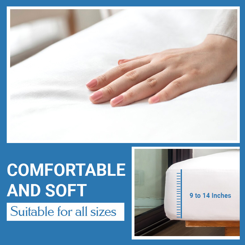 Anti-dust, Bug Waterproof Mattress Cover Coral Fleece Mattress Protector Covers For Colchon