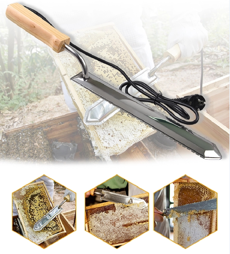 Beekeeper Electric Uncapping Knife Heating Cutter Bee Hive Tools for electric honey uncapping knife