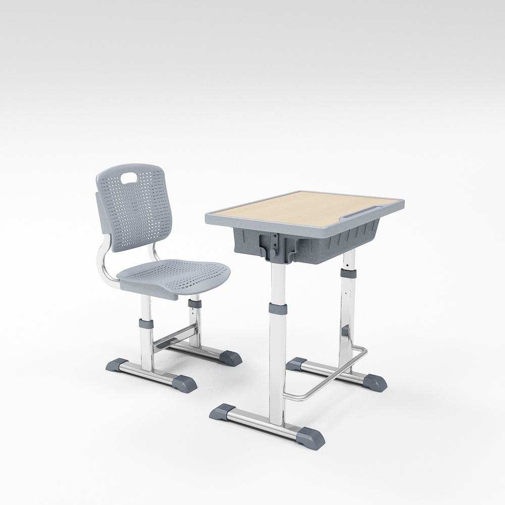 Wholesale Primary School Furniture Student Desk And Chair Set Metal Table And Bench escritorio y silla de estudiante