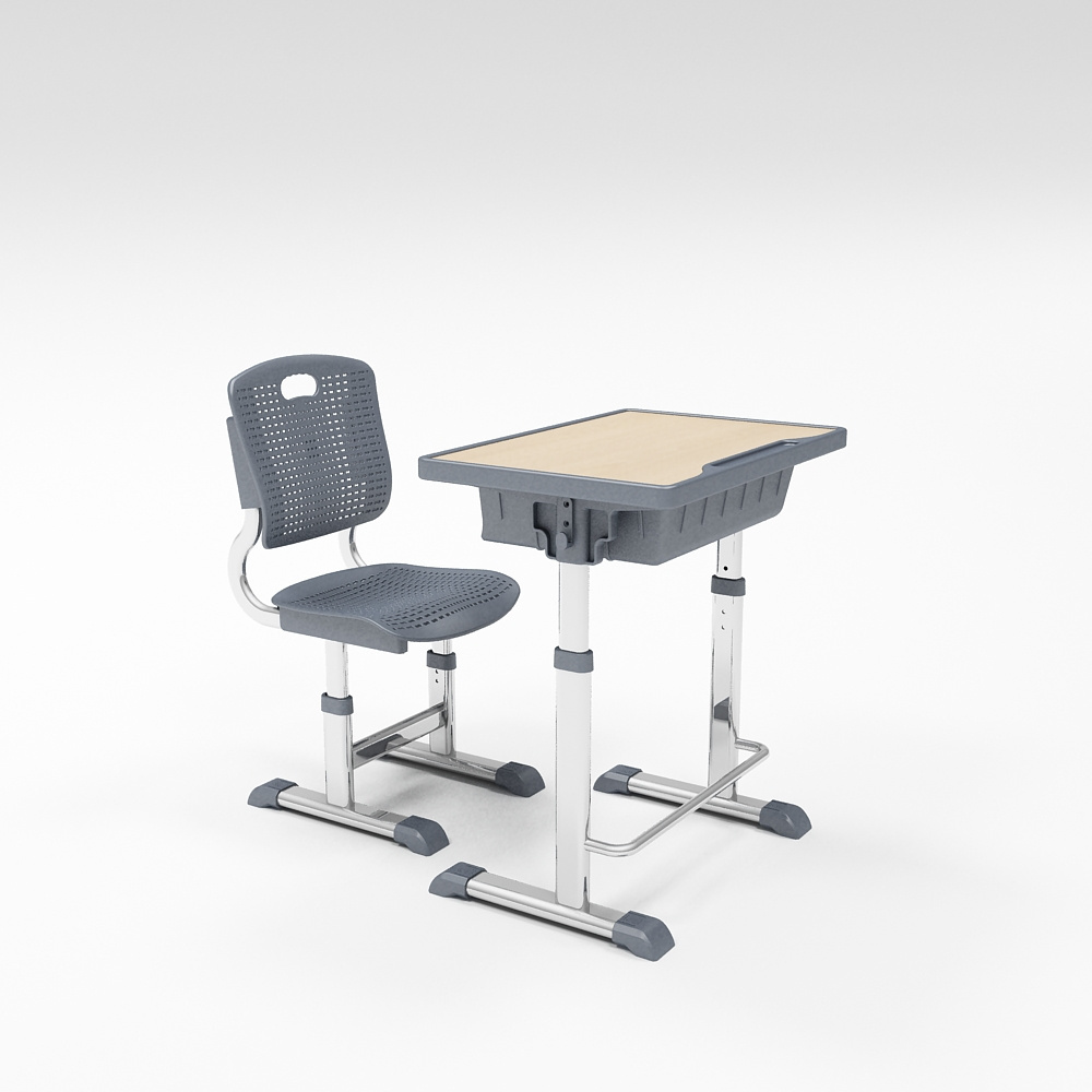 Wholesale Primary School Furniture Student Desk And Chair Set Metal Table And Bench escritorio y silla de estudiante