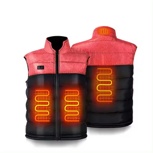 vest men winter whole body heating intelligent temperature control large size down undershirt graphene usb charging