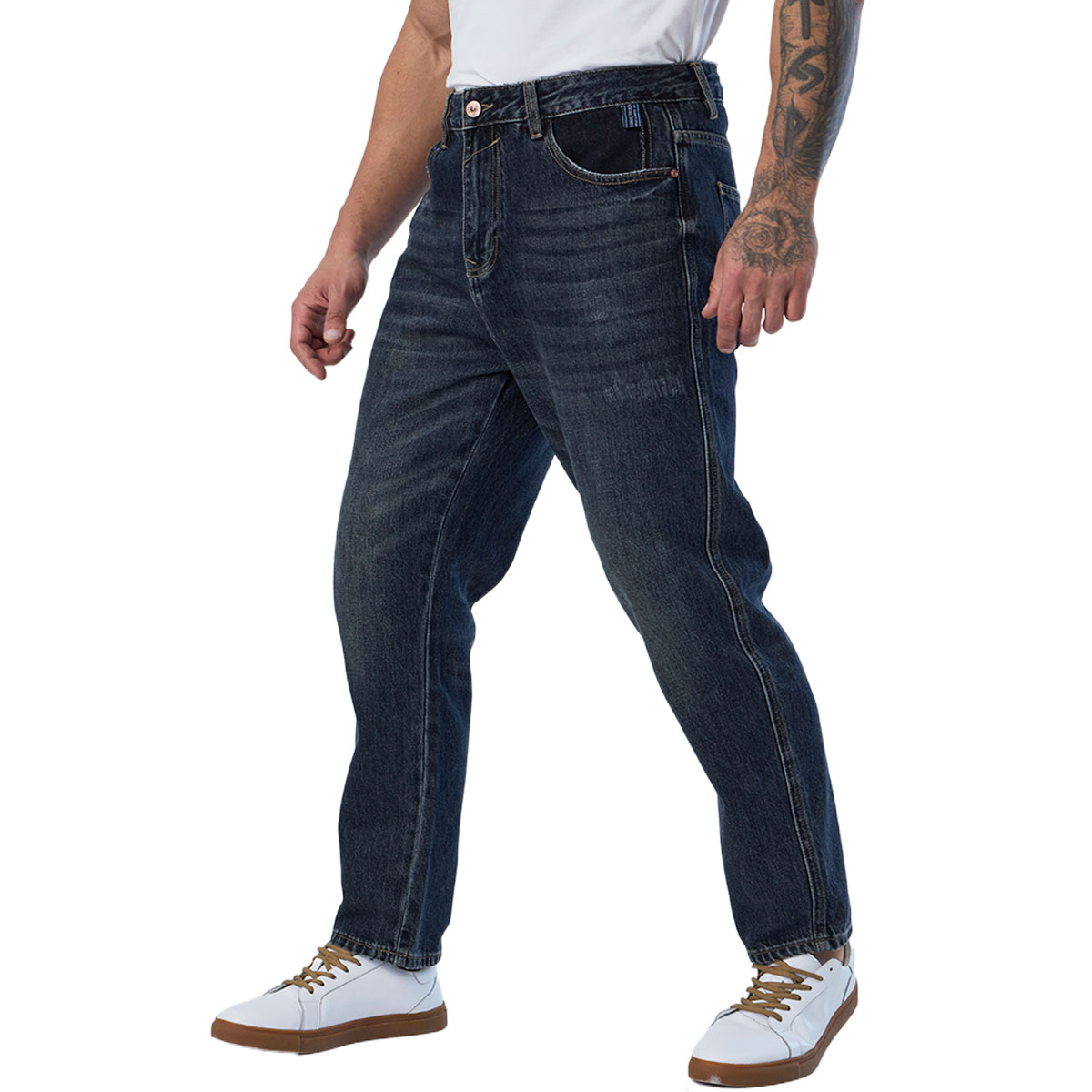 Custom high quality baggy Jeans for Men plus size pants