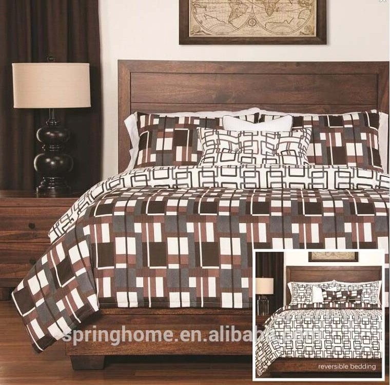 China factory wholesale microfiber king size Polyester fabric printed bedding set