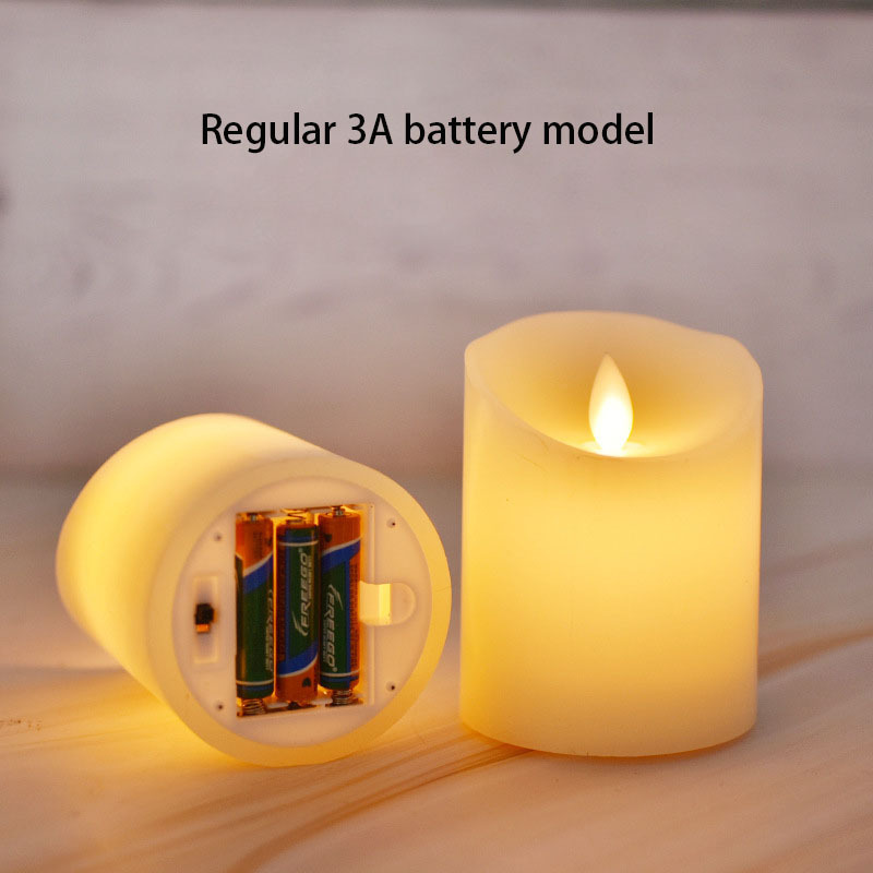 Color Changing Tea Light Rechargeable Led Flameless Flickering Flame Wax Artificial Smokeless Candles With Remote Control