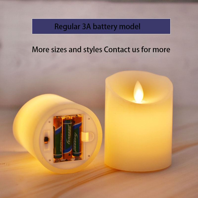 Wholesale Rechargeable Or Battery Model Party Flameless Candles Led Light Wax Candles With Remote Moving Flame