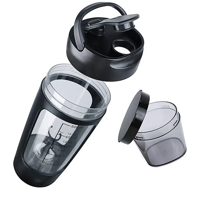 Portable Mixer Cup USB Rechargeable Electric Shaker Cups Bottled Protein Shake Water Bottle Electric Shaker Gym Shake Bottle