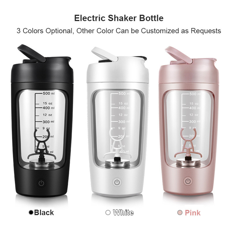 Portable Mixer Cup USB Rechargeable Electric Shaker Cups Bottled Protein Shake Water Bottle Electric Shaker Gym Shake Bottle