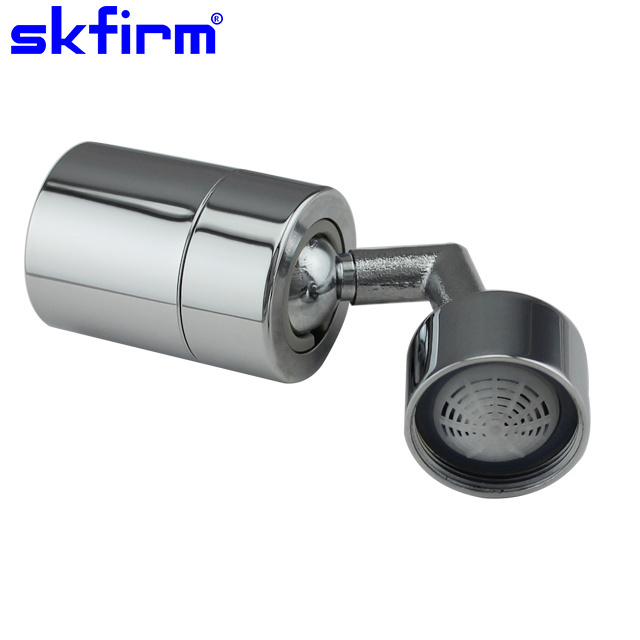 Silver Splash Filter Dual Spray Mode Faucet 720 Rotate Water Outlet Faucet