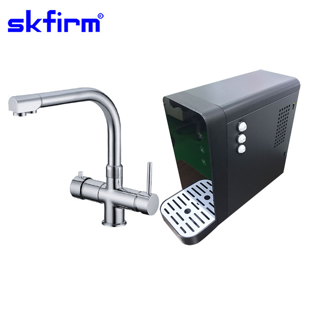 Soda dispenser frizz drinking water 3 way kitchen faucet with soda water popular office school USA market