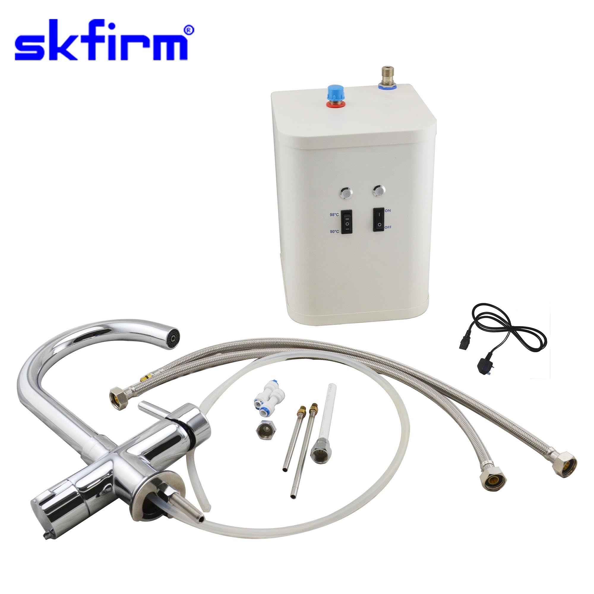 Instant Hot Water Dispensers with Boiling Water Tap and Hot and Cold Kitchen Mixer faucet