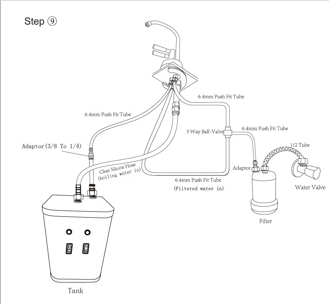 Hot selling products electric instant hot water heater tankless kitchen warm water heater boiling water boiler