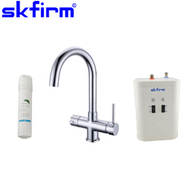 3 way faucet with boiling water Instant Boiling Water Tap/Faucet With Water Heater SK-P2312AF