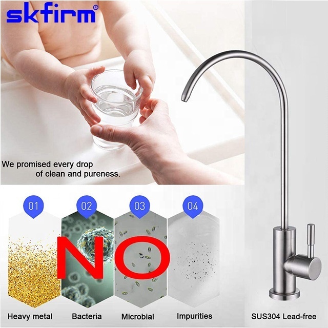 Hot Product Stainless Steel SUS304 faucet Two Way filter water lead free faucet