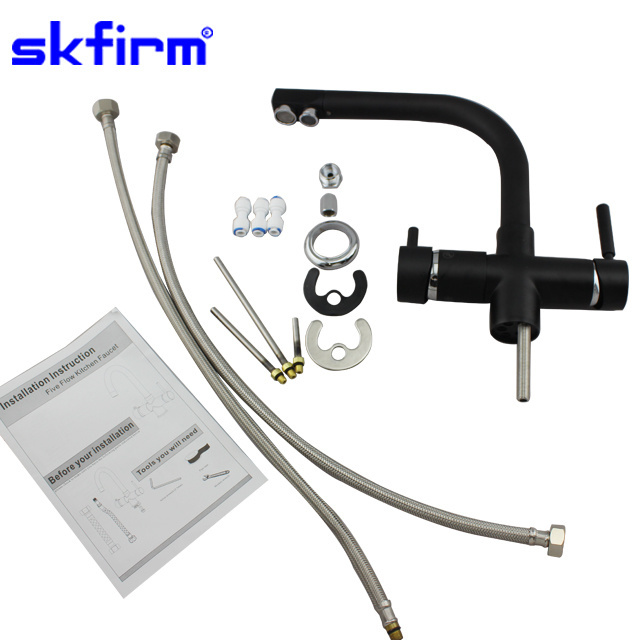 Skfirm 5 in 1 Boiling Chilling Sparkling Water Kitchen Faucet Tap Mixer Soda Water Faucet