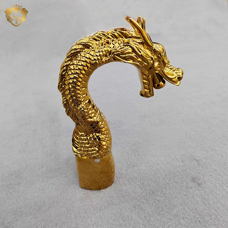 Hotel gold hot and cold water taps countertop design dragon animal brass bathroom faucets single handle antique basin faucets