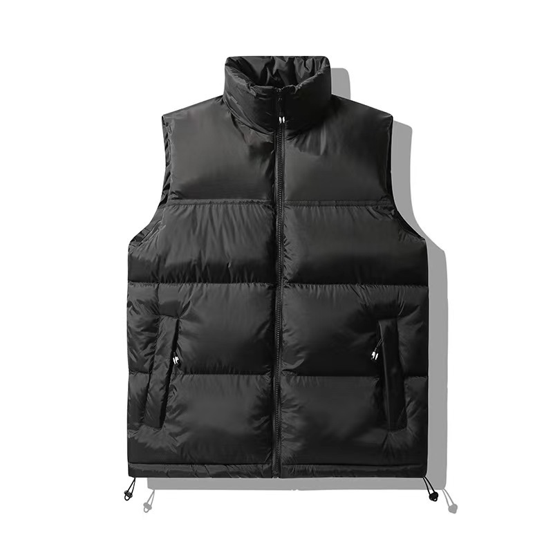 Autumn and Winter Down Cotton Vest Men's Coat Thickened Warm Korean Version of the Trend Color Matching Vest For Men