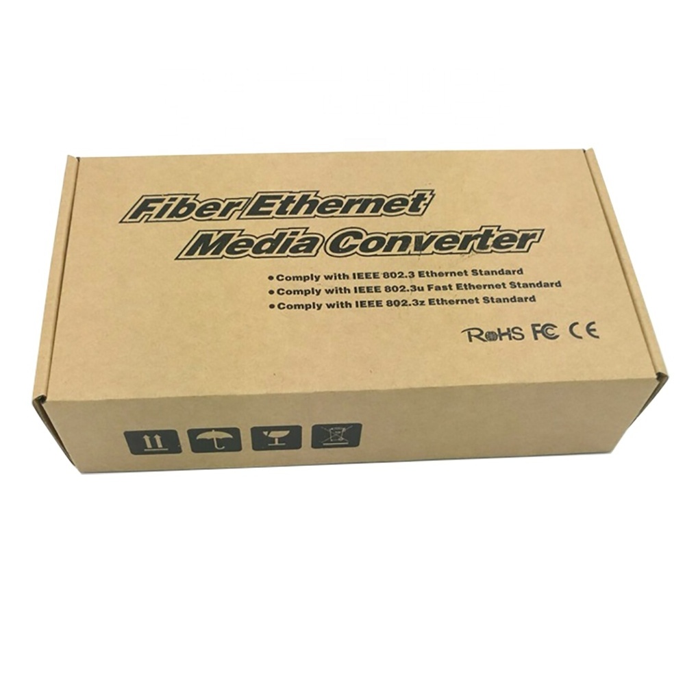 1310nm 20km/40km Fiber Optic Media Converter SFP Media Converter 10/100/1000M