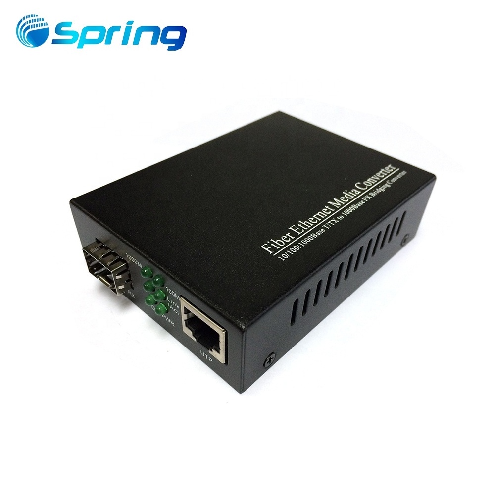 1310nm 20km/40km Fiber Optic Media Converter SFP Media Converter 10/100/1000M