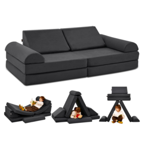 Floor Sofa Modular Foam Furniture Large Kids Play Couch for Kids Adults Toddlers Babies