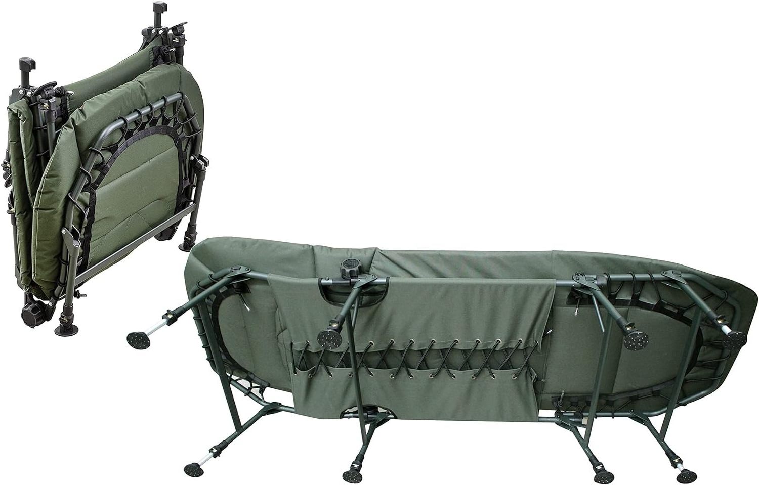 Outdoor 8 Leg Camping Beach Chair Fishing Carp Bedchair