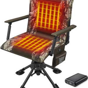 360 Degree Silent Swivel Blind Folding Chairs Heated Hunting Blind Chair