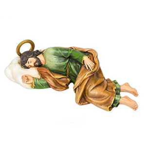 Catholic Sleeping St. J Statue Resin Sculpture Figurine Decoration Ornament Religious Crafts Jesus Religious Statues