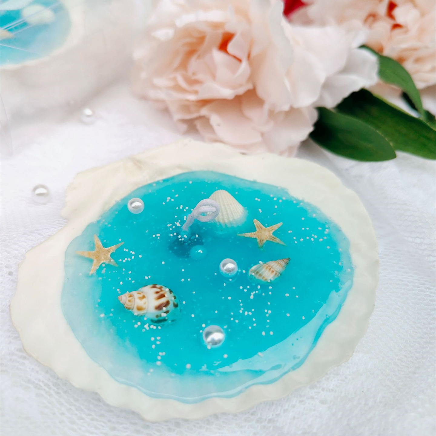 Ocean Shell Candles Creative Soy Wax Ins Style Aromatherapy Handmade Gift Ocean Shell Scented Candles