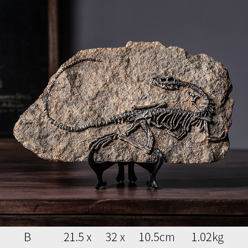 Dinosaur Fossil Ornament Ornament Exquisite Modeling Resin Garden Ornament Decoration Household Gift Resin Crafts