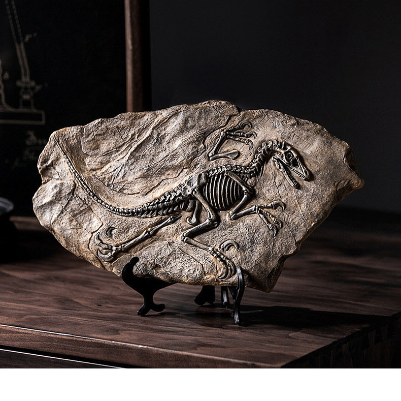 Dinosaur Fossil Ornament Ornament Exquisite Modeling Resin Garden Ornament Decoration Household Gift Resin Crafts