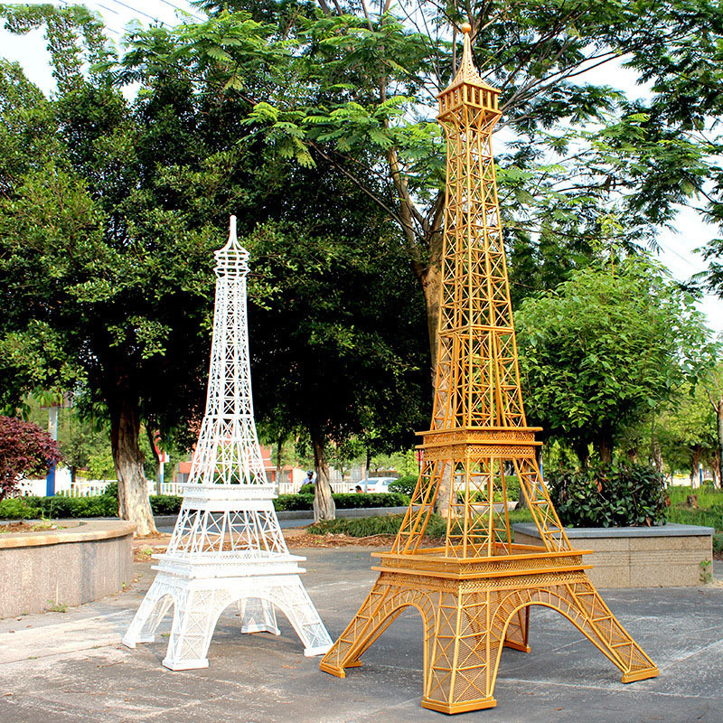 Eiffel Tower Large Ornament Handmade Metal Craft Outdoor Garden Decoration Wedding Decoration Eiffel Tower Ornament