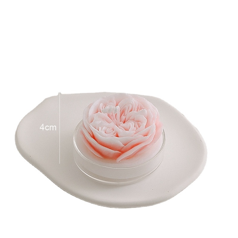 Lovely creative paraffin Wax Austin rose candles luxury Chinese wholesale bulk order candles hot selling ins explosion candela