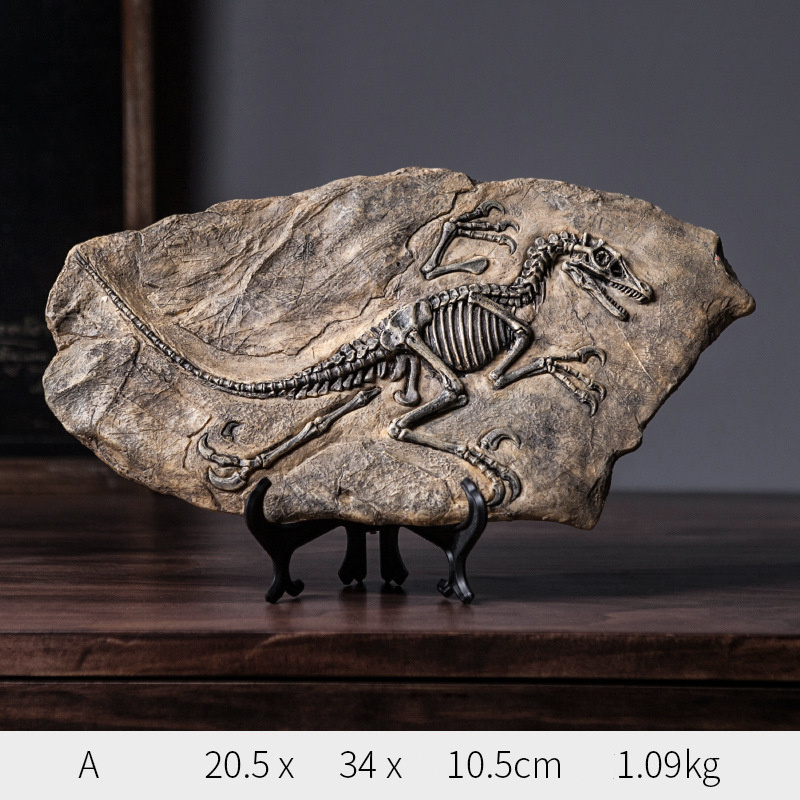 Dinosaur Fossil Ornament Ornament Exquisite Modeling Resin Garden Ornament Decoration Household Gift Resin Crafts