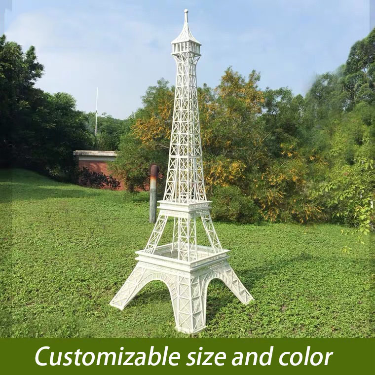 Eiffel Tower Large Ornament Handmade Metal Craft Outdoor Garden Decoration Wedding Decoration Eiffel Tower Ornament