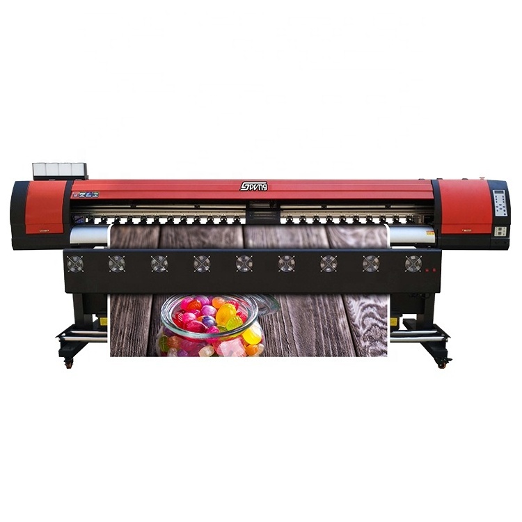 best quality eco solvent printer 1.8m 1.6m 2.5m 3.2 large format I3200 dx5 xp600 head plotter maintop eco solvent printing